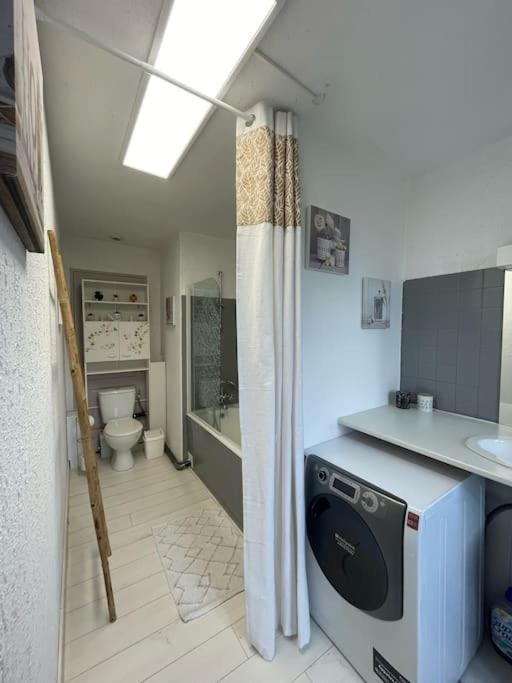 Appartement Chaleureux Au Calme Proche Du Chateau Mauleon Luaran gambar